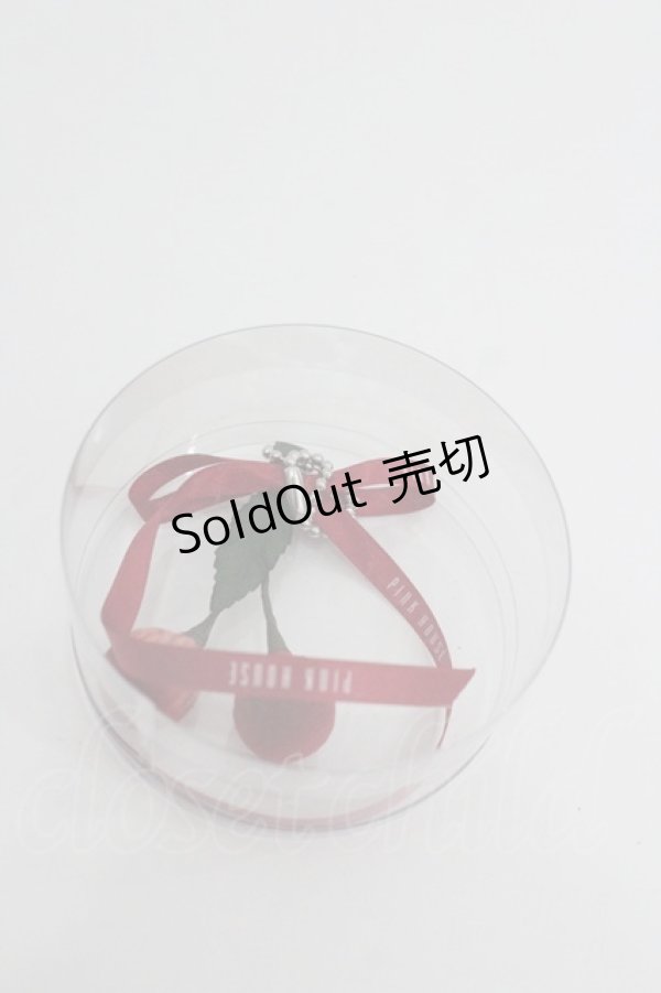 画像1: PINK HOUSE / チェリーリボンミニブローチ  赤Ｘ緑 I-26-01-22-117-LO-AC-SA-ZI (1)