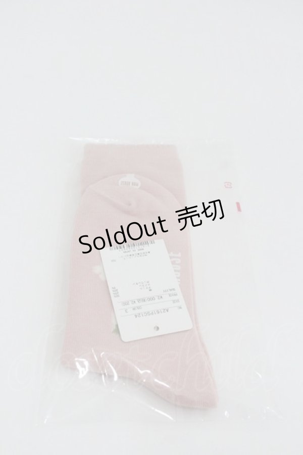 画像2: PINK HOUSE / 幸見うさぎ柄ソックス   I-26-01-22-119-LO-ZA-SA-ZI (2)