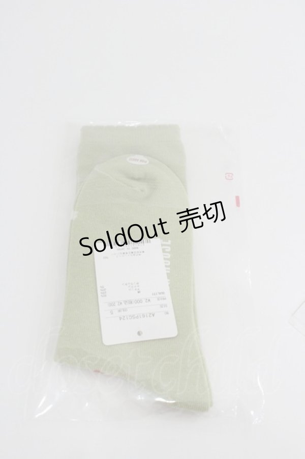 画像2: PINK HOUSE / 幸見うさぎ柄ソックス   I-26-01-22-121-LO-ZA-SA-ZI (2)