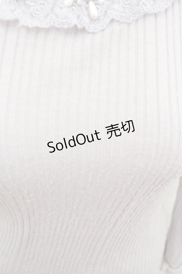 画像2: axes femme / バラボトルネックリブニットプルオーバー  ラベンダー I-26-01-22-017-AX-TO-SA-ZI (2)