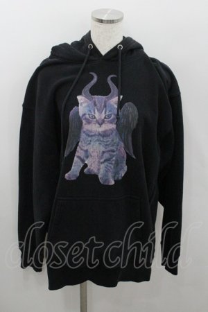 画像: MILKBOY / EVIL CAT HOODIE  黒 I-26-01-22-021-MB-TO-SA-ZI