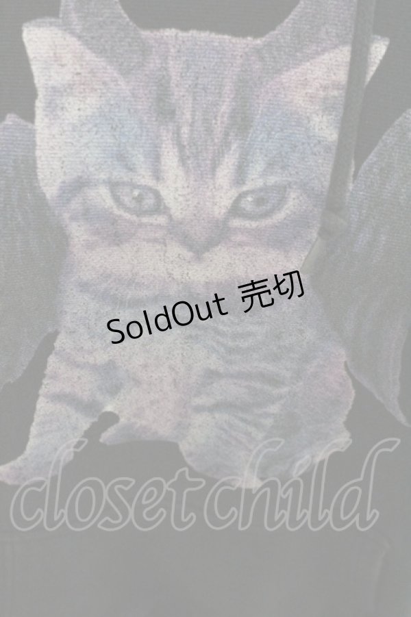 画像2: MILKBOY / EVIL CAT HOODIE  黒 I-26-01-22-021-MB-TO-SA-ZI (2)