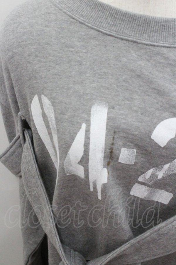 画像2: MILKBOY / 04-20スウェット  グレーＸ白 I-26-01-22-022-MB-TO-SA-ZI (2)