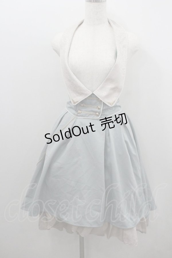 画像1: Amavel / Galette des Roisホルタージャンパースカート  ミントＸアイボリー I-26-01-22-033-CA-OP-SA-ZI (1)