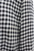 画像3: INGEBORG / ギンガムチェックリボンジャケット  黒Ｘ白 I-26-01-24-036-LO-JA-SA-ZI (3)