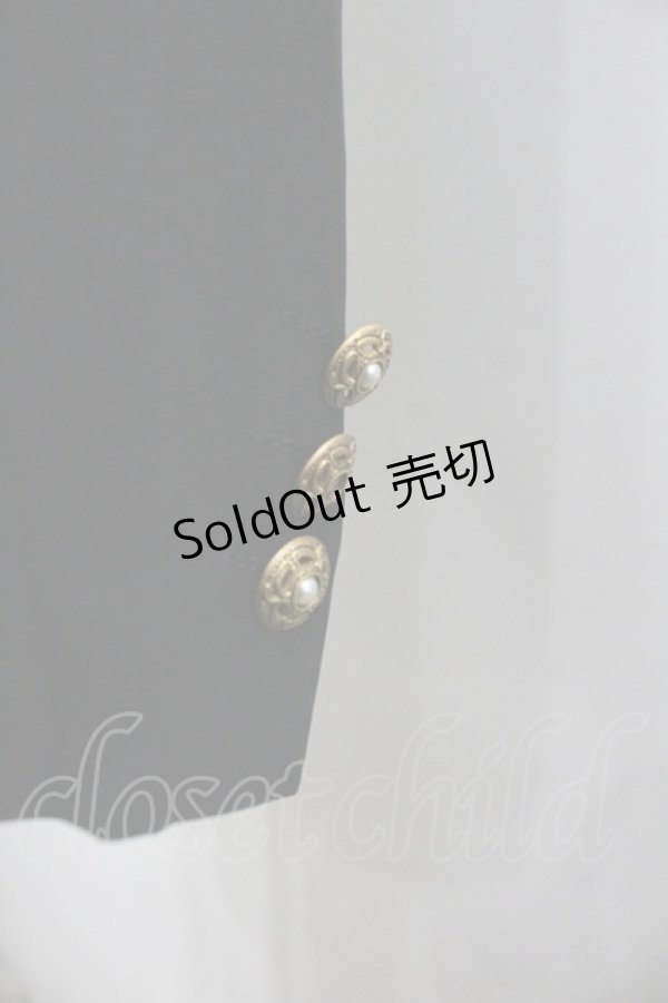 画像3: KANEKO ISAO / レース襟ジャケット  ブラック I-26-01-24-040-EL-JA-SA-ZI (3)