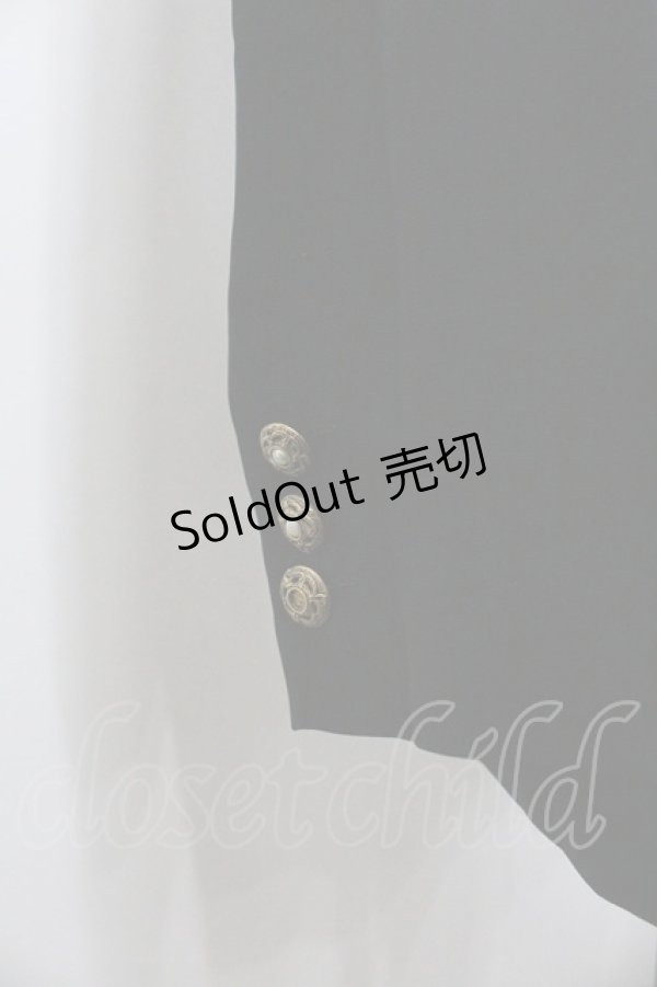 画像4: KANEKO ISAO / レース襟ジャケット  ブラック I-26-01-24-040-EL-JA-SA-ZI (4)