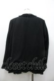 画像2: KANEKO ISAO / ピコフリルボレロジャケット  ブラック I-26-01-24-043-EL-JA-SA-ZI (2)