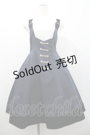 画像: Amavel / Historical Theatreミドルジャンパースカート  ネイビー I-26-01-24-057-CA-OP-SA-ZI