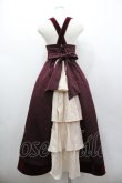 画像2: Amavel / Historical Theatreロングジャンパースカート  ボルドー I-26-01-24-058-CA-OP-SA-ZI (2)