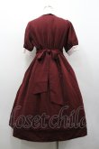 画像2: Amavel / Rmantique Mademoiselleワンピース  ボルドー I-26-01-24-059-CA-OP-SA-ZI (2)