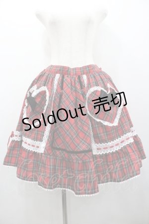 画像: BABY,THE STARS SHINE BRIGHT / Mary Stuartタータンチェックスカート  赤チェック I-26-01-24-075-BA-SK-SA-ZI