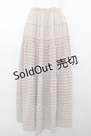 画像: KANEKO ISAO / ピコフリルスカート  ピンク I-26-01-24-078-EL-SK-SA-ZI