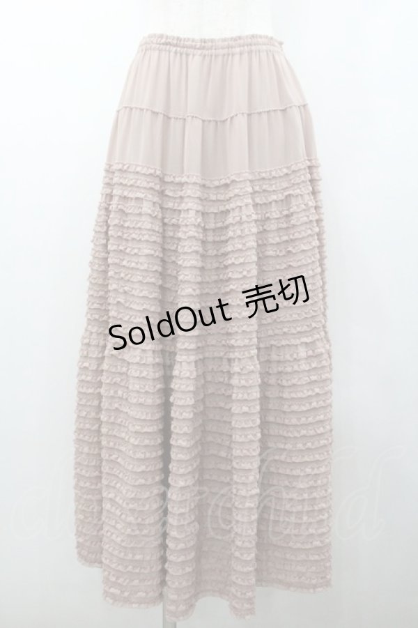 画像1: KANEKO ISAO / ピコフリルスカート  ピンク I-26-01-24-078-EL-SK-SA-ZI (1)