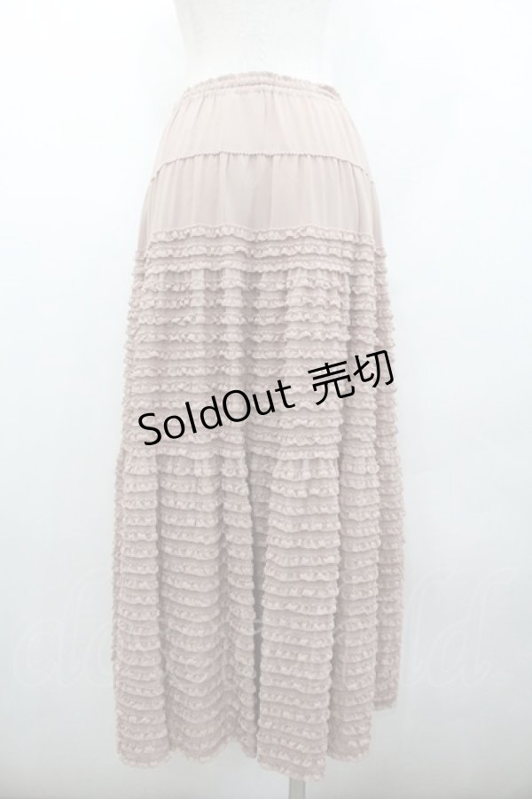 画像2: KANEKO ISAO / ピコフリルスカート  ピンク I-26-01-24-078-EL-SK-SA-ZI (2)