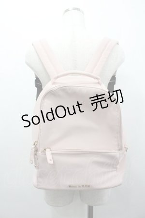 画像: Maison de FLEUR / ロゴリュック  ピンク I-26-01-24-093-LO-BG-SA-ZI