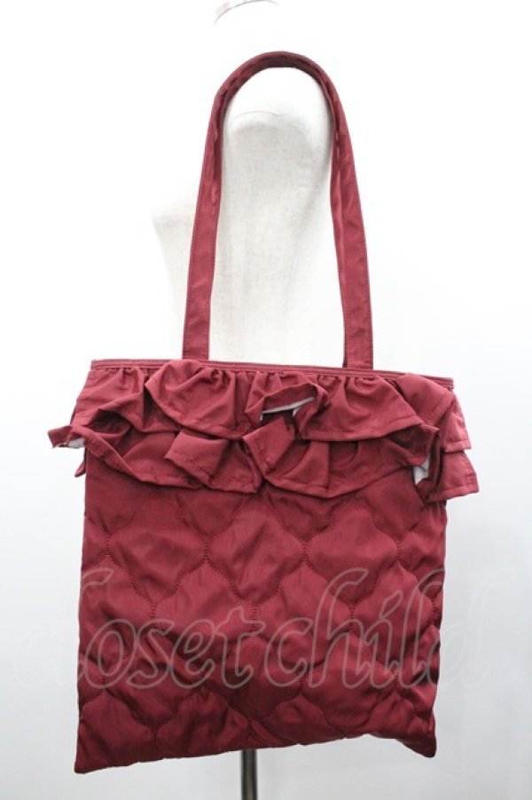 画像2: m petit by misako / TT*AMフリルトート  赤 I-26-01-24-099-LO-BG-HR-ZI (2)