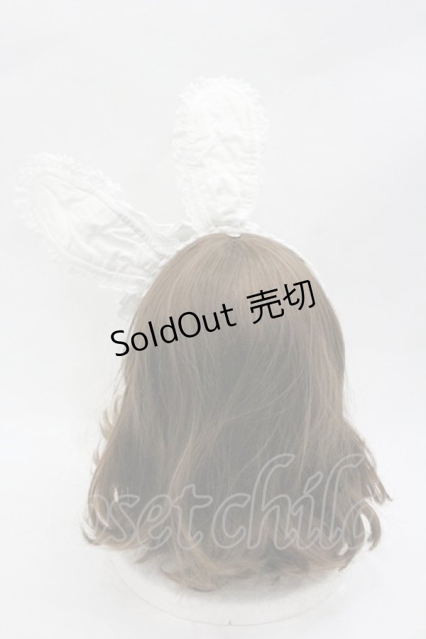 画像2: BABY,THE STARS SHINE BRIGHT / ALICEのうさみみカチューシャ  白 I-26-01-24-101-BA-AC-SA-ZI (2)