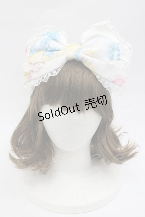画像1: Angelic Pretty / HAT すやすやTOYSヘアバンド  白 I-26-01-24-106-AP-AC-SA-ZI (1)