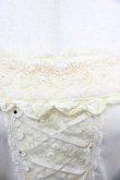 画像3: axes femme / 薔薇モチーフレースアップキャミソール  アイボリー I-26-01-24-011-AX-TO-SA-ZI (3)