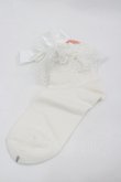 画像1: BABY,THE STARS SHINE BRIGHT / チュールレースクルー丈ソックス  白 I-26-01-24-116-BA-ZA-SA-ZI (1)