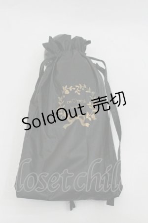 画像: m petit by misako / 折り畳み傘  黒 I-26-01-24-122-LO-ZA-HR-ZI