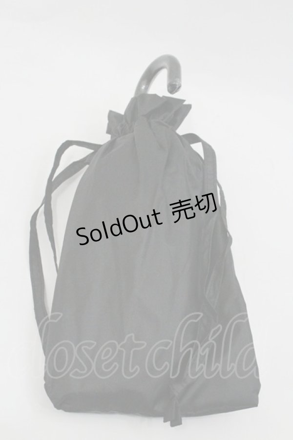 画像2: m petit by misako / 折り畳み傘  黒 I-26-01-24-122-LO-ZA-HR-ZI (2)