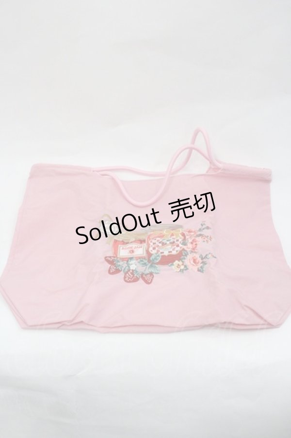 画像2: m petit by misako / ジャムエコバッグ  ピンク I-26-01-24-123-LO-ZA-HR-ZI (2)