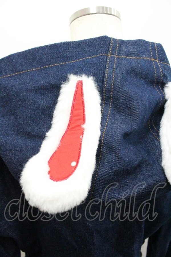 画像3: To Alice / うさみみデニムジャケット  ブルー I-26-01-24-025-LO-JA-AS-ZI (3)