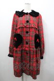 画像1: Nile Perch / チェックワンピースコート  赤 I-26-01-24-026-LO-CO-AS-ZI (1)