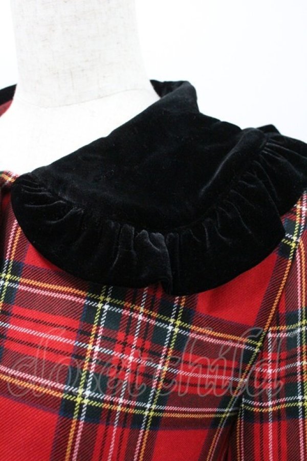 画像3: Nile Perch / チェックワンピースコート  赤 I-26-01-24-026-LO-CO-AS-ZI (3)