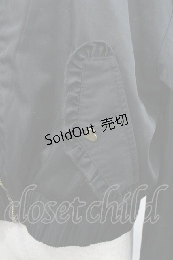 画像3: LIZ LISA / フリルブルゾン  黒 I-26-01-24-027-LO-JA-SA-ZI (3)