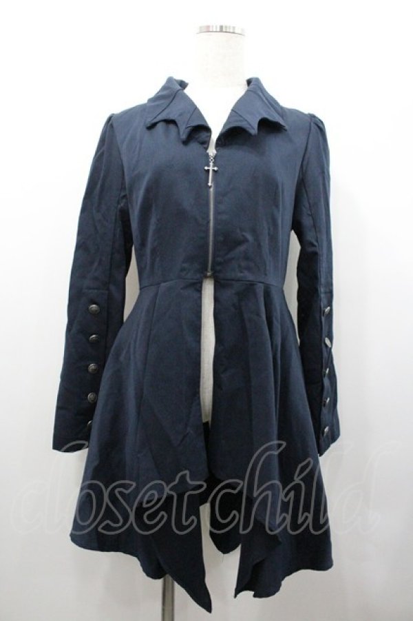 画像1: axes femme POETIQUE / コウモリカラーイレヘムジャケット  コン I-26-01-24-028-AX-JA-AS-ZI (1)