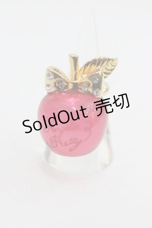 画像: Angelic Pretty / Girly Appleリング  赤 I-26-01-26-050-AP-AC-SA-ZI