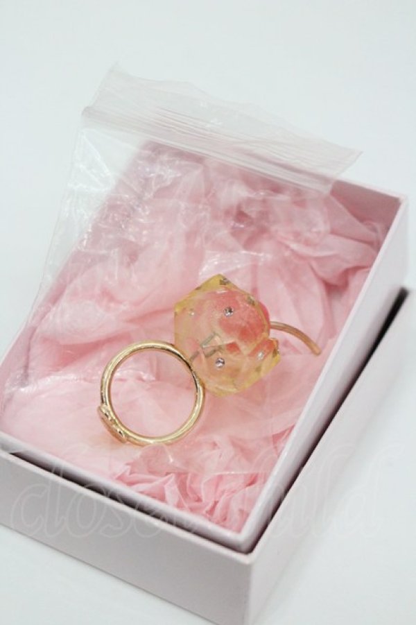 画像2: MILK / フローズンチェリーリング 約10号 ゴールド I-26-01-26-051-ML-AC-SA-ZI (2)