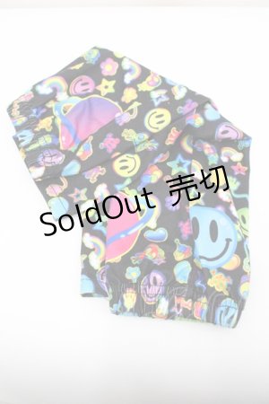 画像: ACDC RAG / RAINBOW PF アームカバー  黒Ｘカラフル I-26-01-26-006-PU-ZA-SA-ZI