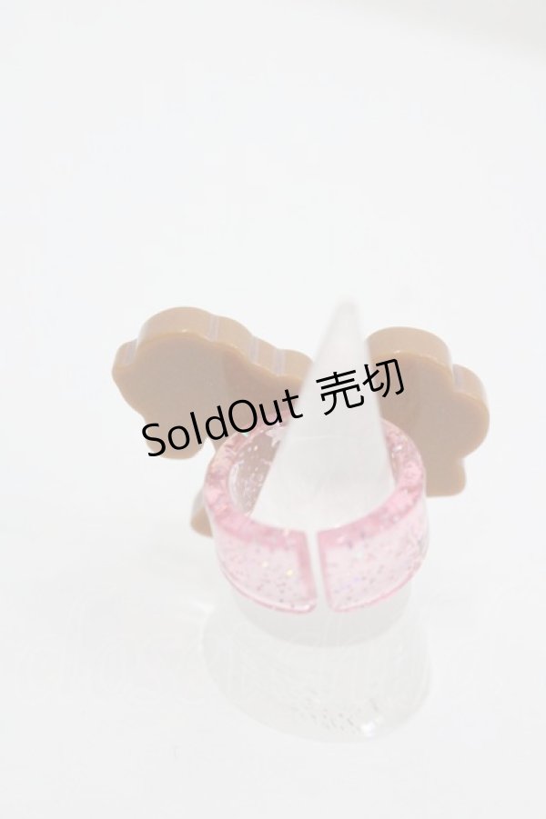 画像2: Angelic Pretty / Decoration Ponyリング  ブラウンＸピンク I-26-01-26-058-AP-AC-SA-ZI (2)