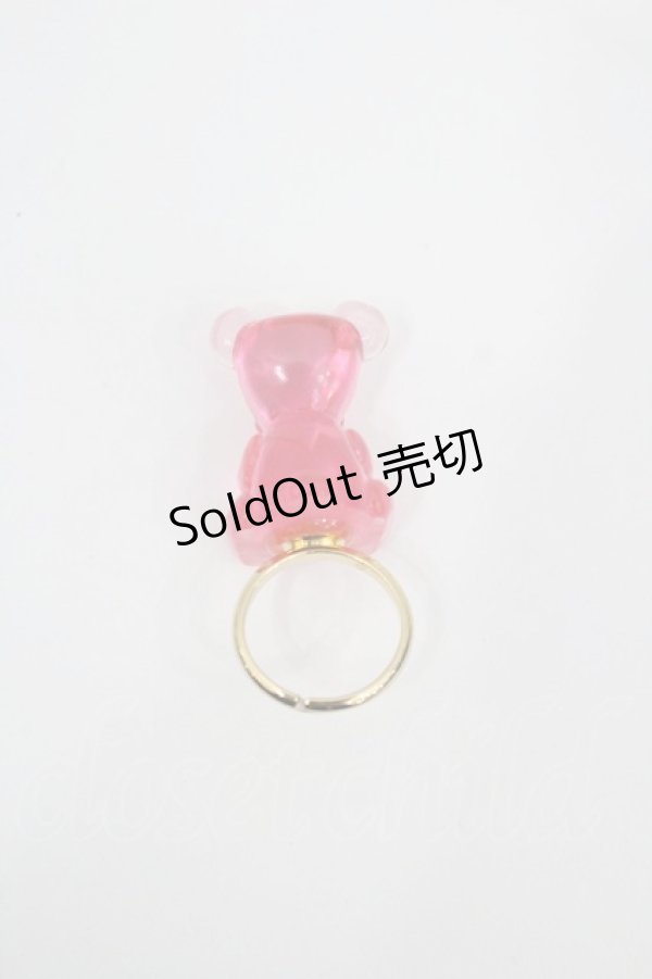 画像2: Angelic Pretty / はにかみベアーDropリング  ピンク I-26-01-26-060-AP-AC-SA-ZI (2)