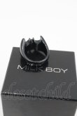 画像2: MILKBOY / BAT RING M(17号) ブラック I-26-01-26-065-MB-AC-SA-ZI (2)