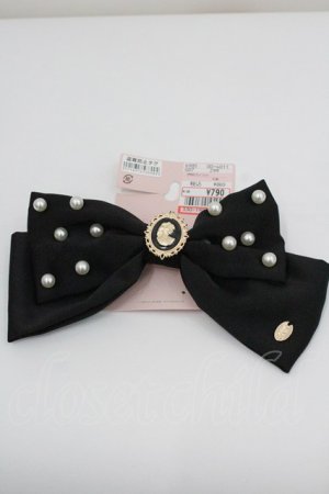 画像: m petit by misako / NINA'Sコラボバレッタ  黒 I-26-01-26-067-LO-ZA-SA-ZI