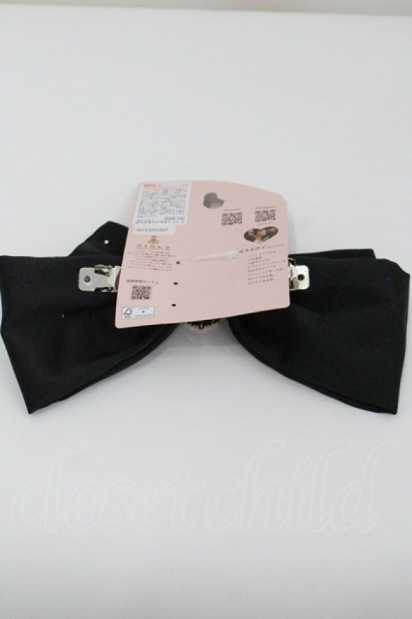 画像2: m petit by misako / NINA'Sコラボバレッタ  黒 I-26-01-26-067-LO-ZA-SA-ZI (2)