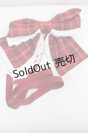 画像: Chalmiere / タータンチェックマルチリボン  赤チェック I-26-01-26-074-0-ZA-SA-ZT610