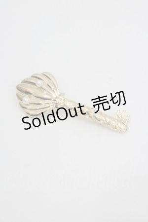 画像: RoseMarie seoir / Pearl shell key barrette  ゴールド I-26-01-26-082-LO-ZA-SA-ZT0206V