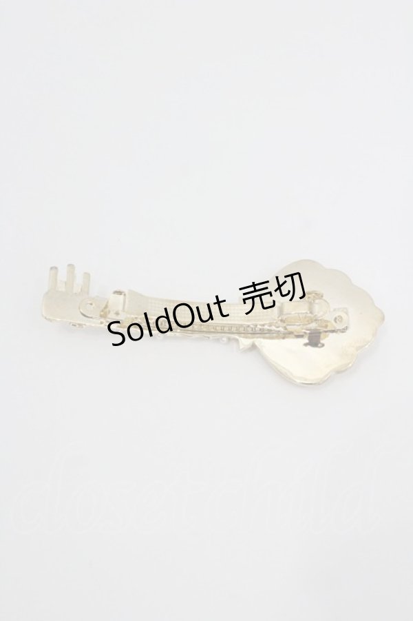 画像2: RoseMarie seoir / Pearl shell key barrette  ゴールド I-26-01-26-082-LO-ZA-SA-ZT0206V (2)