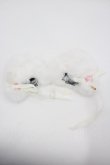 画像1: Angelic Pretty / Girly Earクリップ  白 I-26-01-26-083-AP-AC-SA-ZI (1)