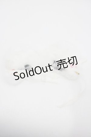 画像: Angelic Pretty / Girly Earクリップ  白 I-26-01-26-083-AP-AC-SA-ZT0206V