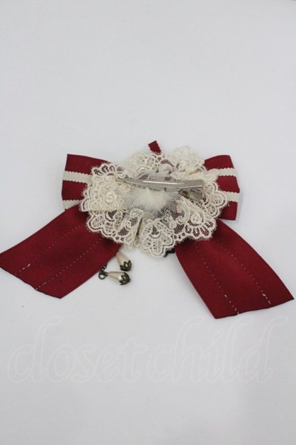 画像2: Innocent World / ハト時計クリップ  ボルドー I-26-01-26-085-IW-ZA-SA-ZI (2)