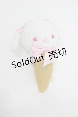 画像: BABY,THE STARS SHINE BRIGHT / うさくみゃちゃんアイスマスコット  白 I-26-01-26-099-BA-ZA-SA-ZI