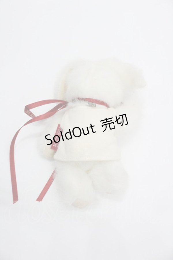 画像2: PINK HOUSE / G トランプうさぎさんブローチ  白Ｘ赤 I-26-01-26-100-LO-ZA-SA-ZI (2)