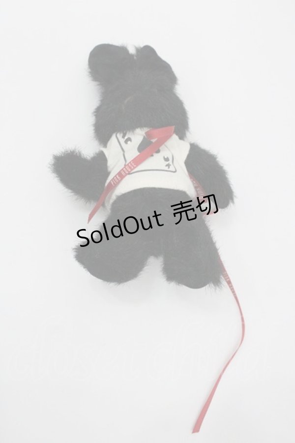 画像1: PINK HOUSE / G トランプうさぎさんブローチ  黒Ｘ赤 I-26-01-26-105-LO-ZA-SA-ZI (1)